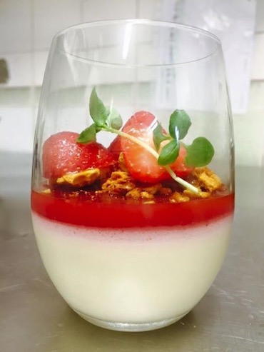 Strawberry Panacotta